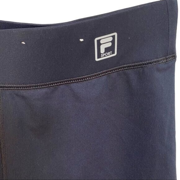 Fila Athletic Navy Blue Biking Running Athletic Shorts Size S - Picture 4 of 7